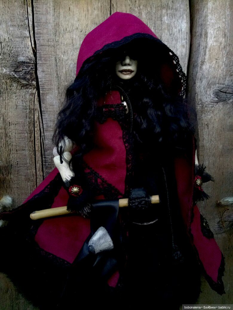 Девочка с топором — Лепка авторских кукол: полимерная глина (фото 2)