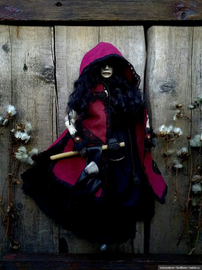Девочка с топором — Лепка авторских кукол: полимерная глина