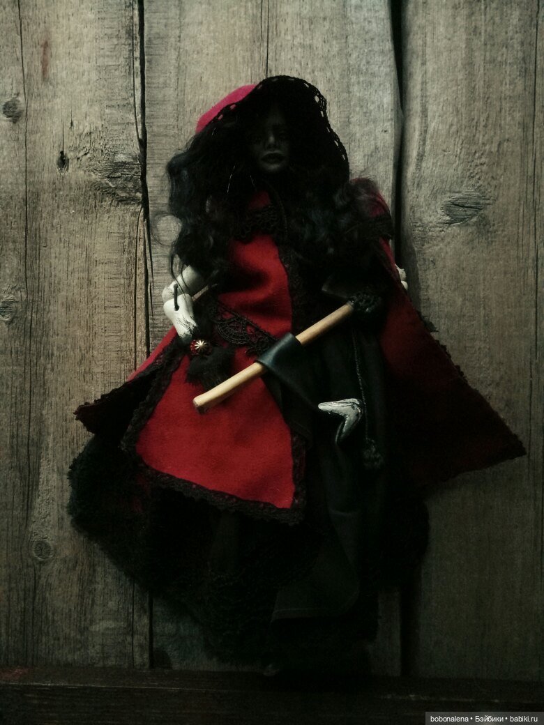 Девочка с топором — Лепка авторских кукол: полимерная глина (фото 3)