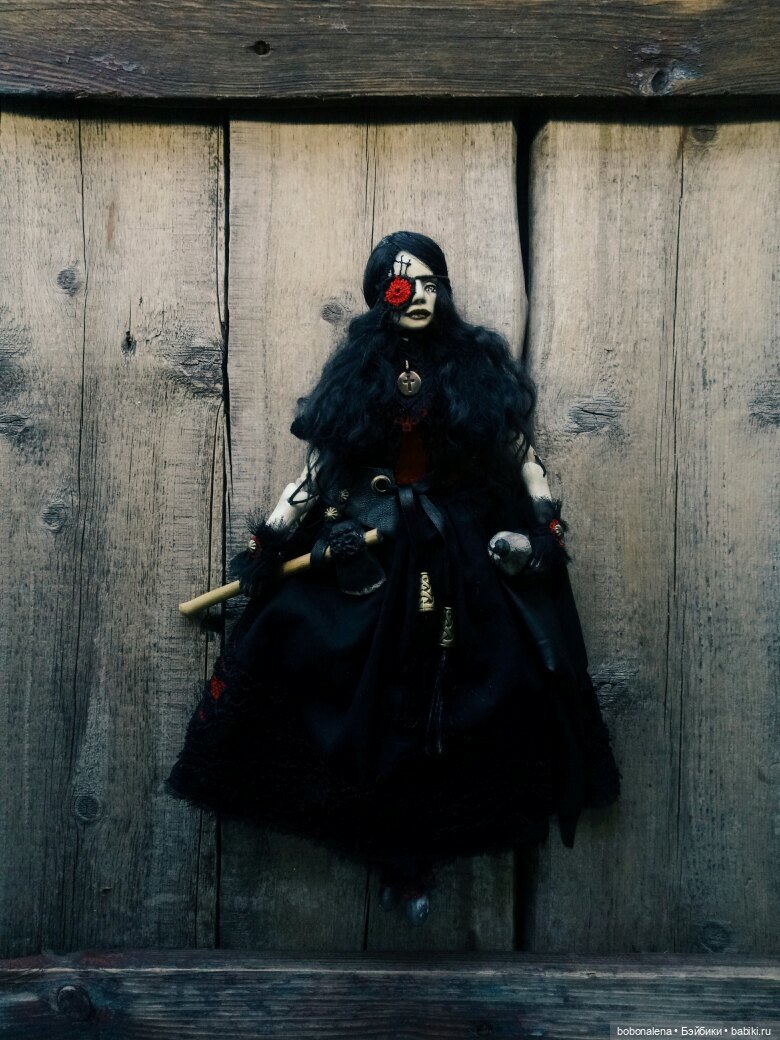 Девочка с топором — Лепка авторских кукол: полимерная глина