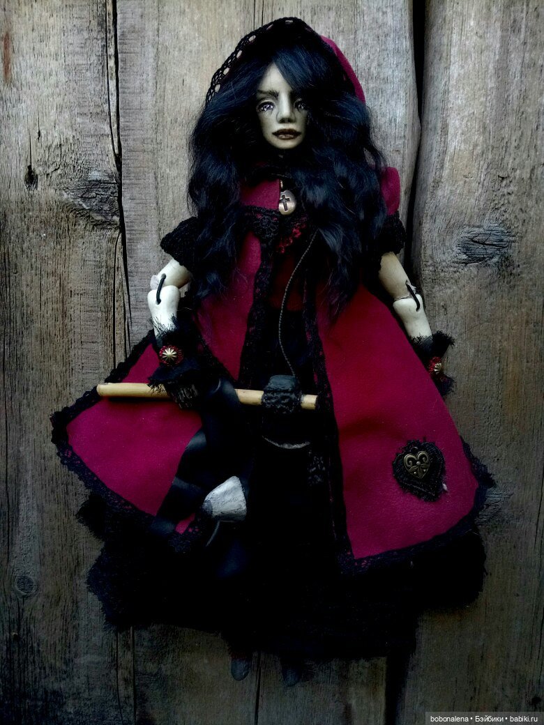 Девочка с топором — Лепка авторских кукол: полимерная глина (фото 8)