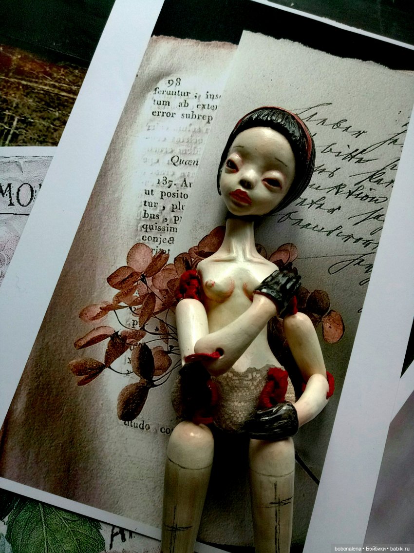 Элоди заходила на чай — Авторские шарнирные куклы своими руками: лепка