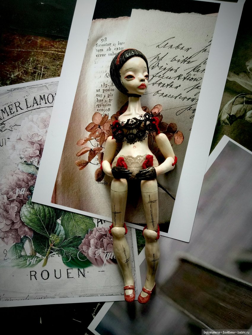 Элоди заходила на чай — Авторские шарнирные куклы своими руками: лепка