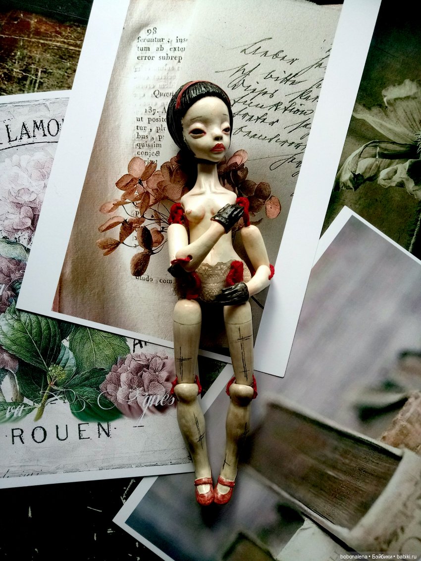 Элоди заходила на чай — Авторские шарнирные куклы своими руками: лепка (фото 8)