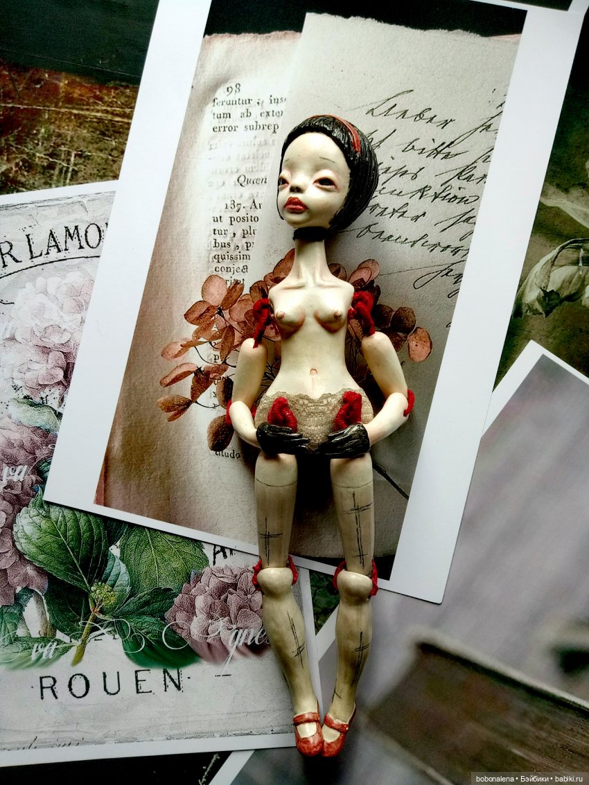 Элоди заходила на чай — Авторские шарнирные куклы своими руками: лепка (фото 10)