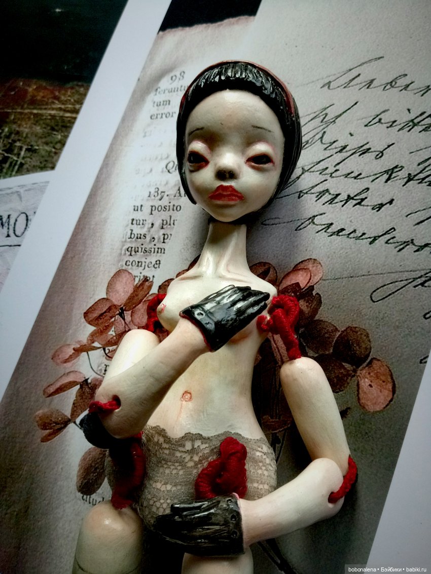 Элоди заходила на чай — Авторские шарнирные куклы своими руками: лепка