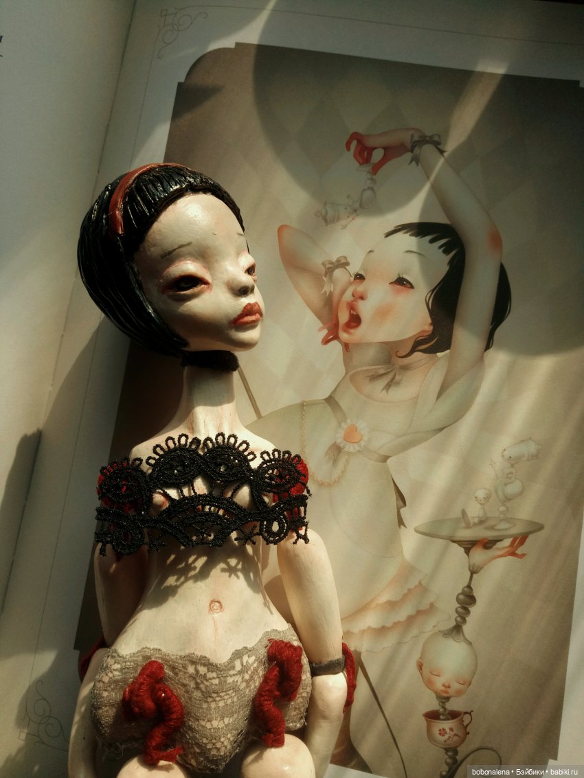 Элоди заходила на чай — Авторские шарнирные куклы своими руками: лепка (фото 5)