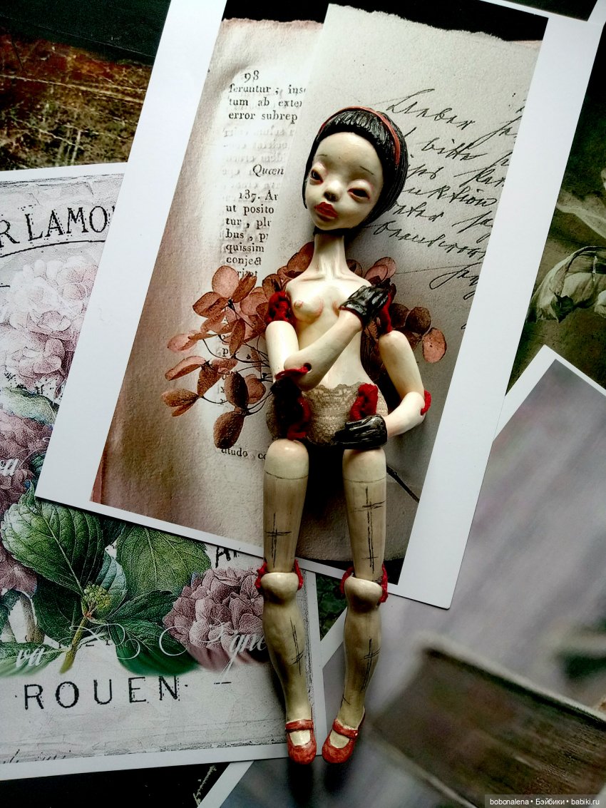 Элоди заходила на чай — Авторские шарнирные куклы своими руками: лепка