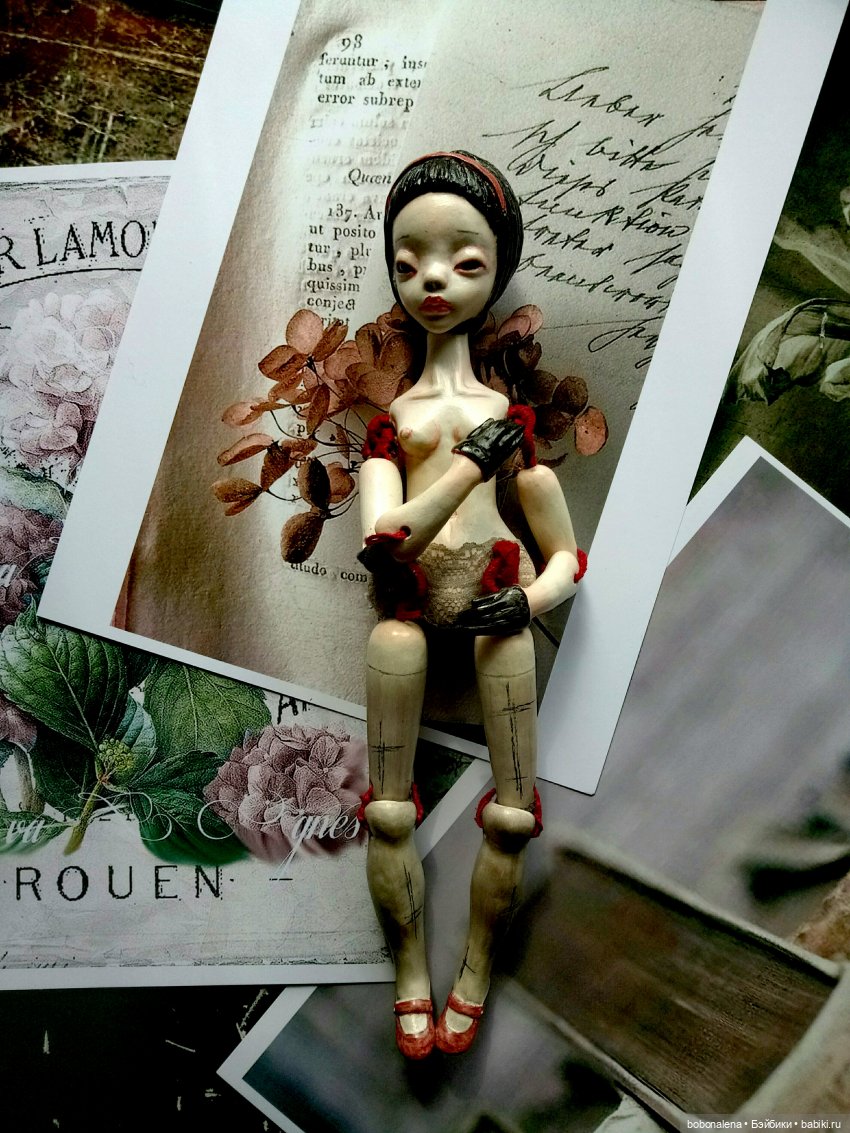 Элоди заходила на чай — Авторские шарнирные куклы своими руками: лепка (фото 9)