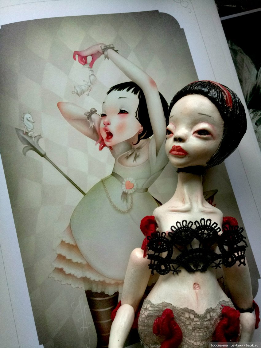 Элоди заходила на чай — Авторские шарнирные куклы своими руками: лепка (фото 4)