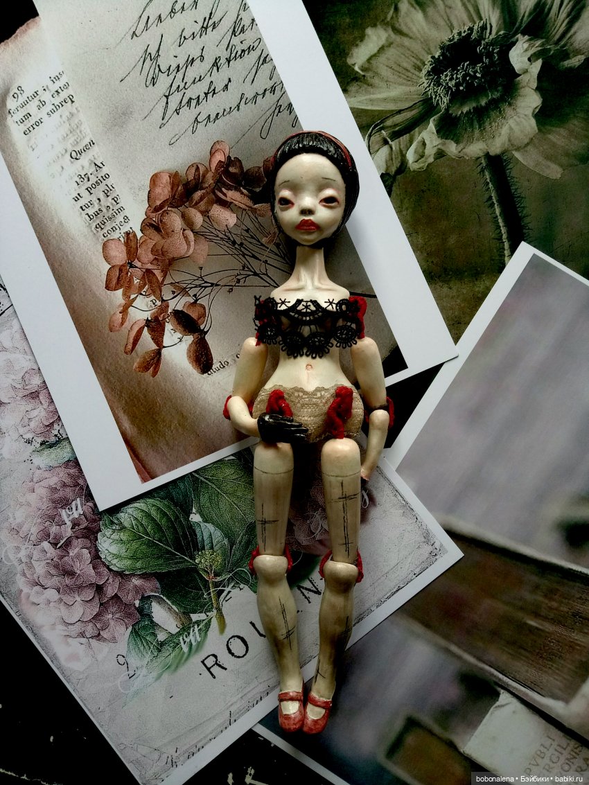 Элоди заходила на чай — Авторские шарнирные куклы своими руками: лепка