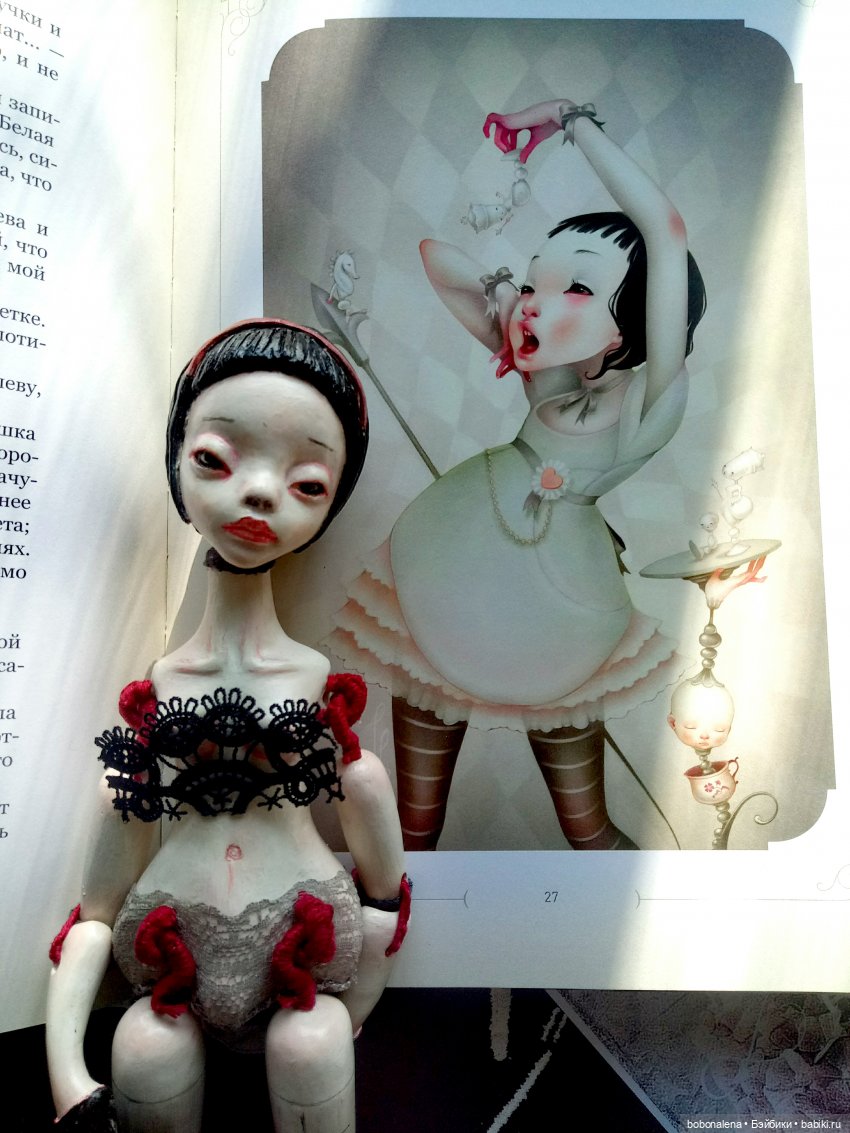 Элоди заходила на чай — Авторские шарнирные куклы своими руками: лепка (фото 6)