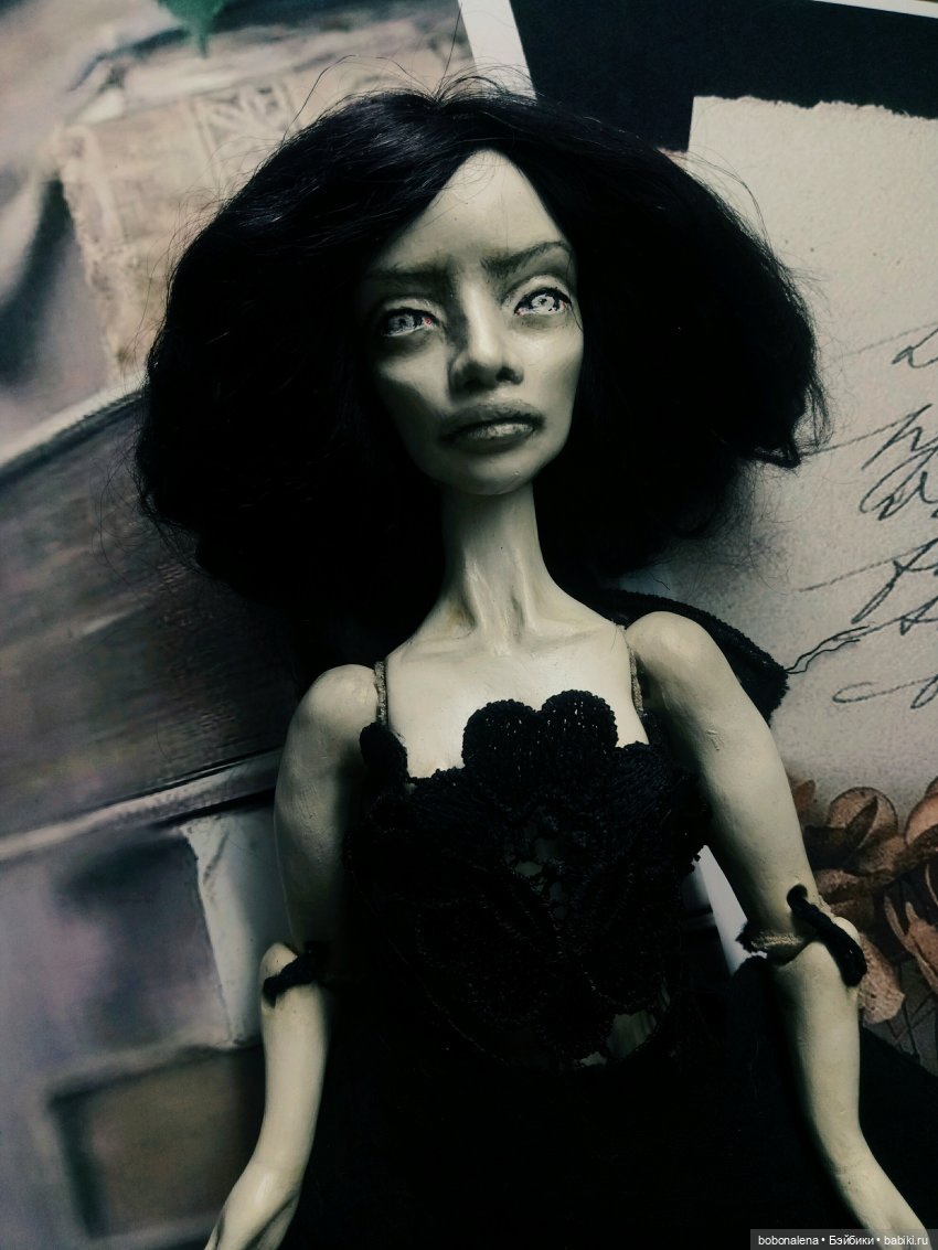 Нежить. Рабочие моменты — Авторские шарнирные куклы своими руками: лепка