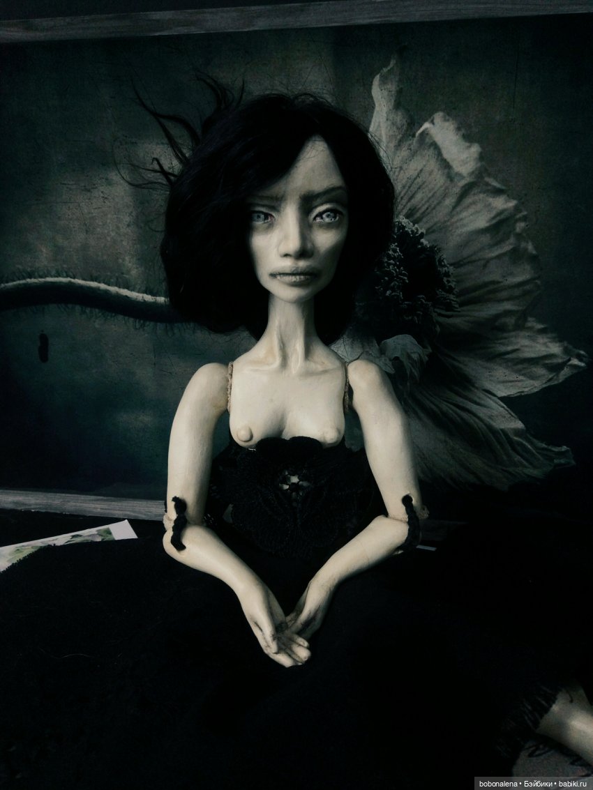 Нежить. Рабочие моменты — Авторские шарнирные куклы своими руками: лепка