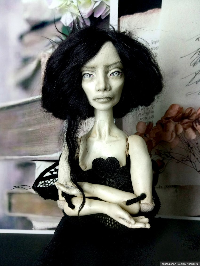Нежить. Рабочие моменты — Авторские шарнирные куклы своими руками: лепка
