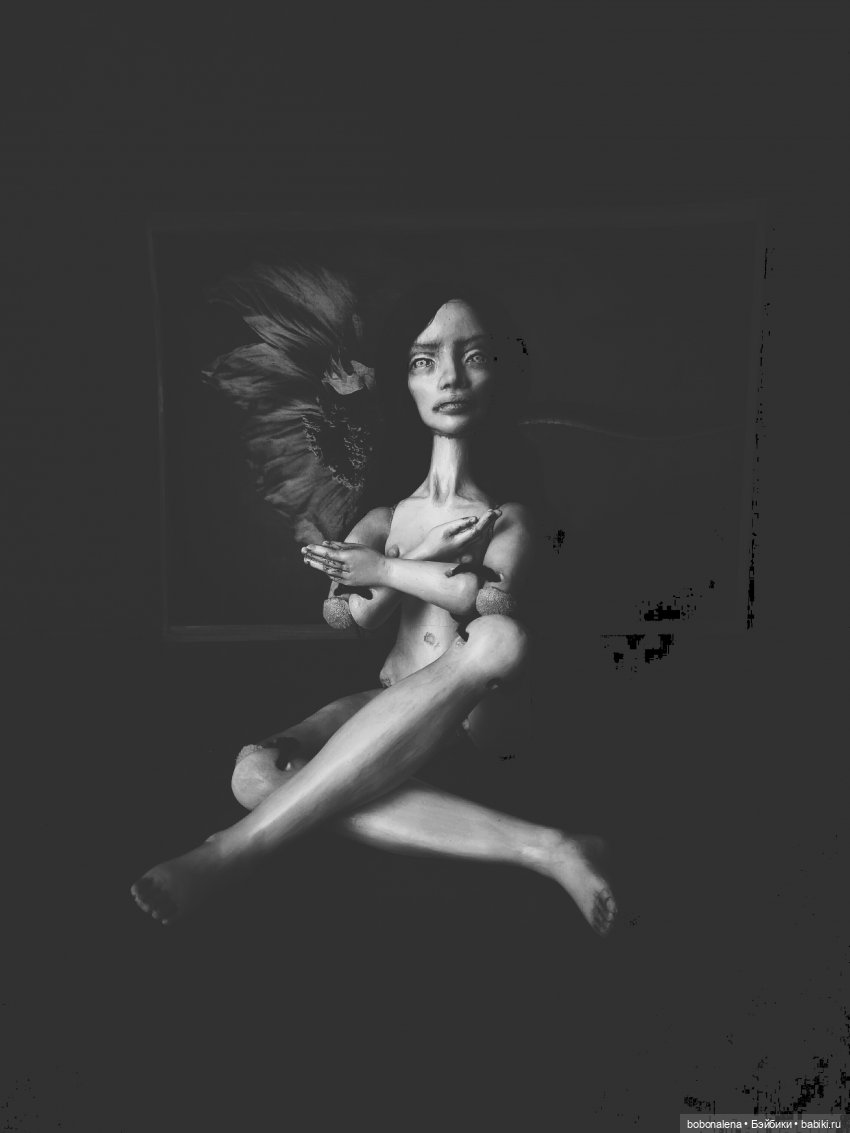 Нежить. Рабочие моменты — Авторские шарнирные куклы своими руками: лепка (фото 2)