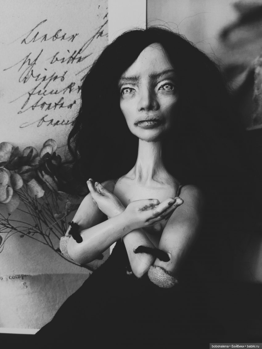 Нежить. Рабочие моменты — Авторские шарнирные куклы своими руками: лепка (фото 5)