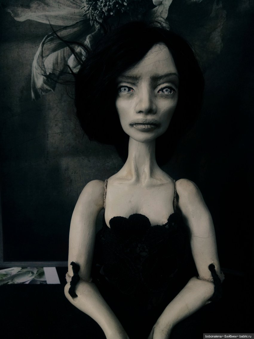 Нежить. Рабочие моменты — Авторские шарнирные куклы своими руками: лепка