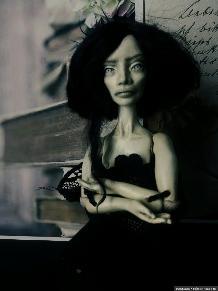 Нежить. Рабочие моменты — Авторские шарнирные куклы своими руками: лепка