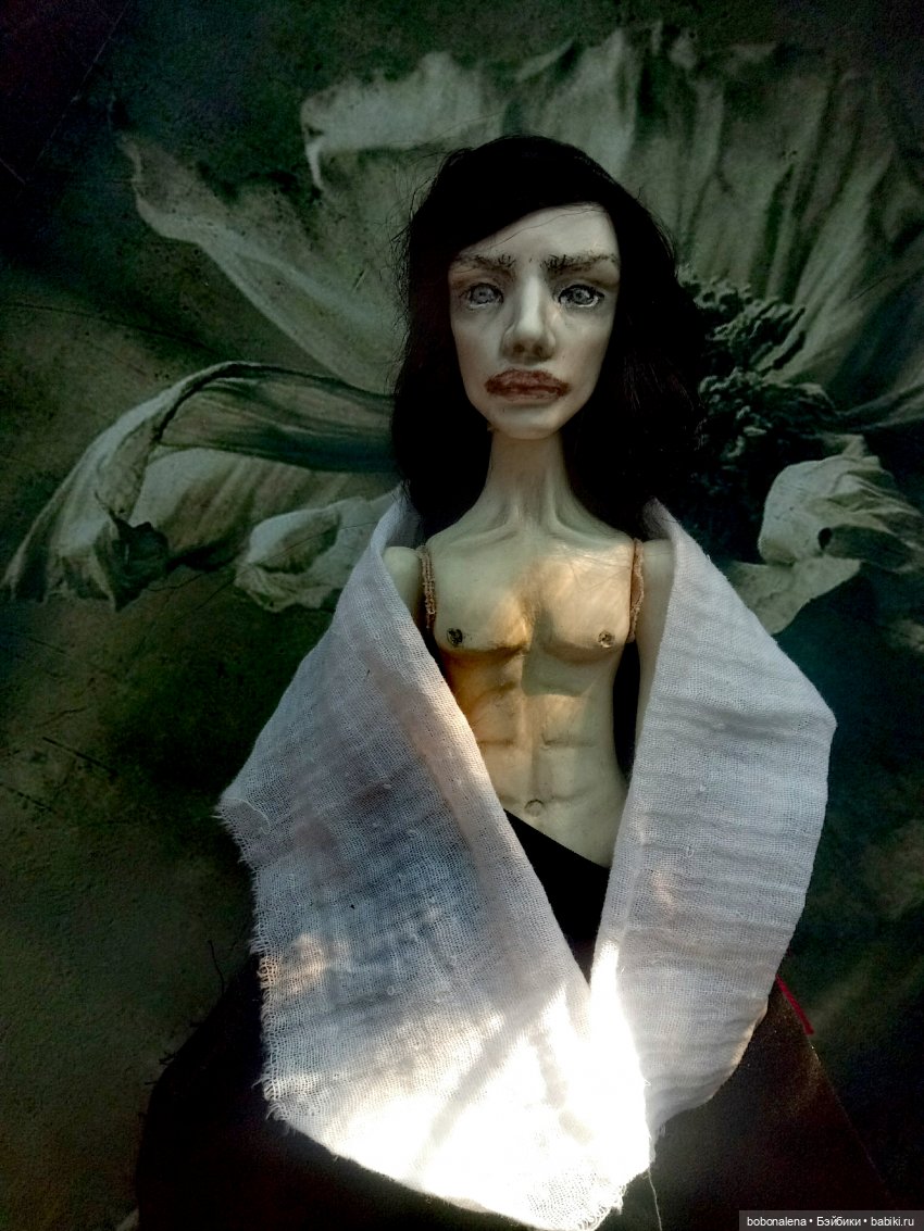 Июль. Не девочка, маЛчик — Авторские шарнирные куклы своими руками: лепка (фото 5)