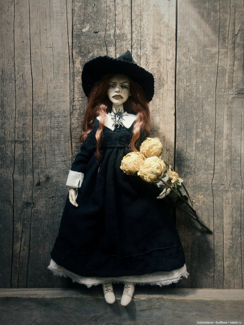 Рыжая и осень...3 — Авторские шарнирные куклы своими руками: лепка (фото 6)