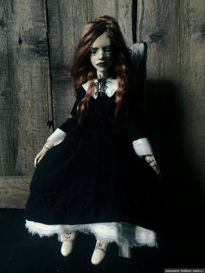 Рыжая и осень...3 — Авторские шарнирные куклы своими руками: лепка