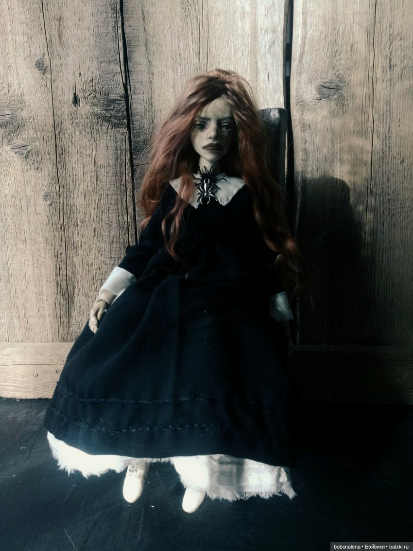 Рыжая и осень...3 — Авторские шарнирные куклы своими руками: лепка