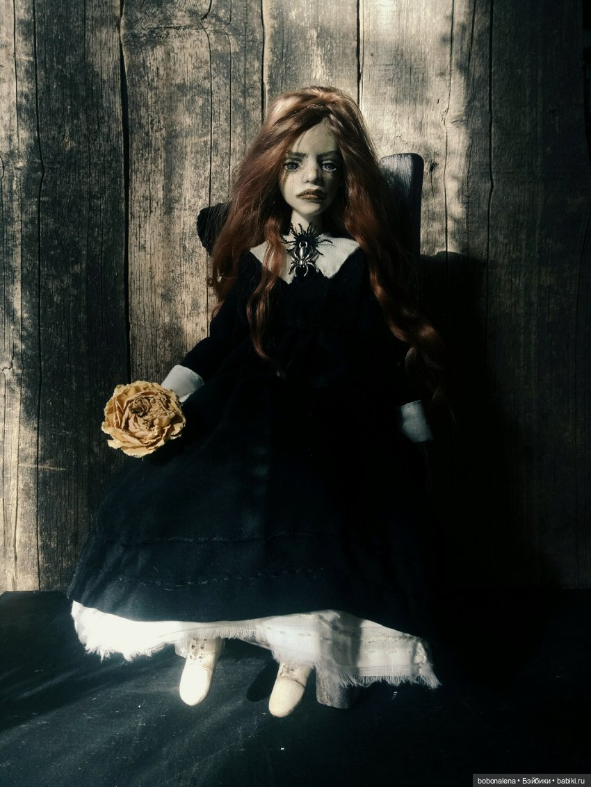 Рыжая и осень...3 — Авторские шарнирные куклы своими руками: лепка