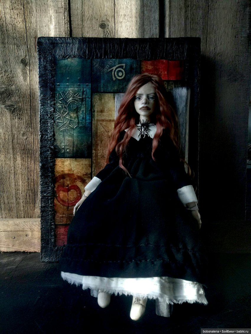 Рыжая и осень...3 — Авторские шарнирные куклы своими руками: лепка