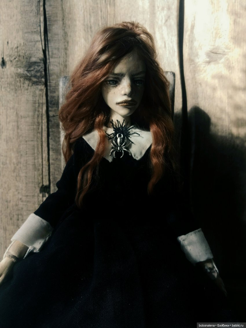 Рыжая и осень...3 — Авторские шарнирные куклы своими руками: лепка