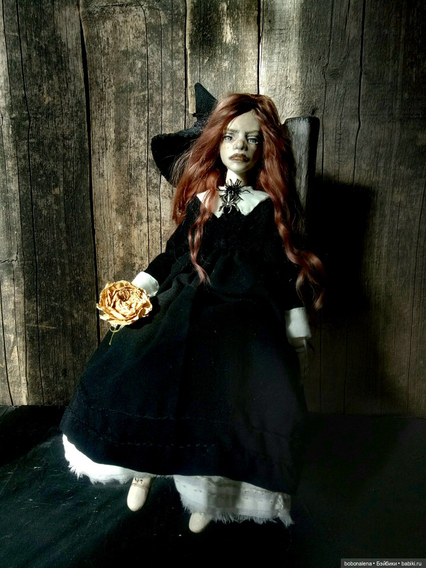 Рыжая и осень...3 — Авторские шарнирные куклы своими руками: лепка (фото 8)
