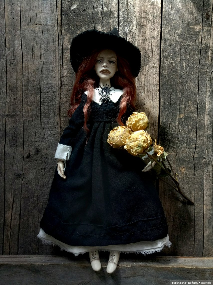 Рыжая и осень...3 — Авторские шарнирные куклы своими руками: лепка (фото 7)