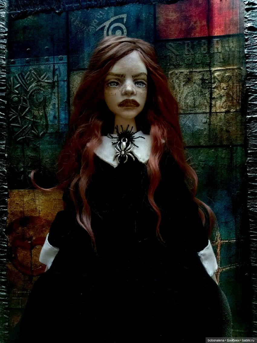 Рыжая и осень...3 — Авторские шарнирные куклы своими руками: лепка