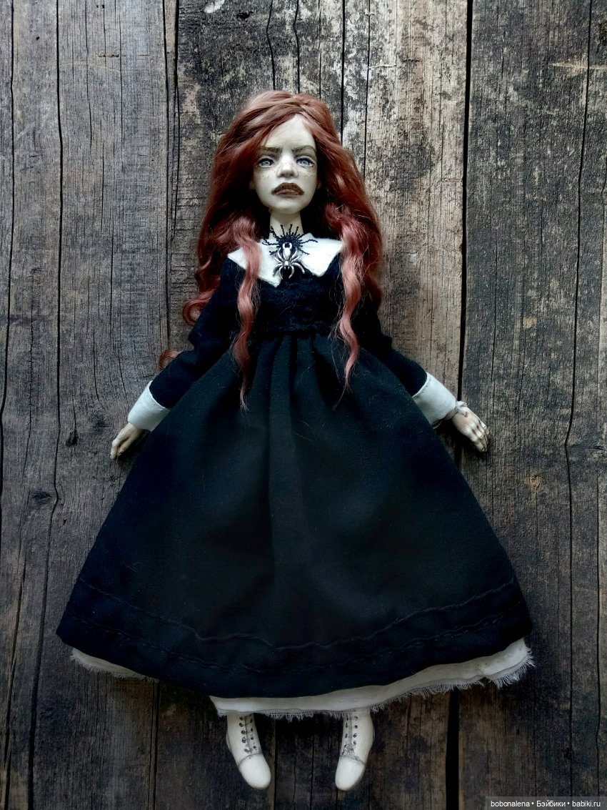 Рыжая и осень...3 — Авторские шарнирные куклы своими руками: лепка (фото 3)