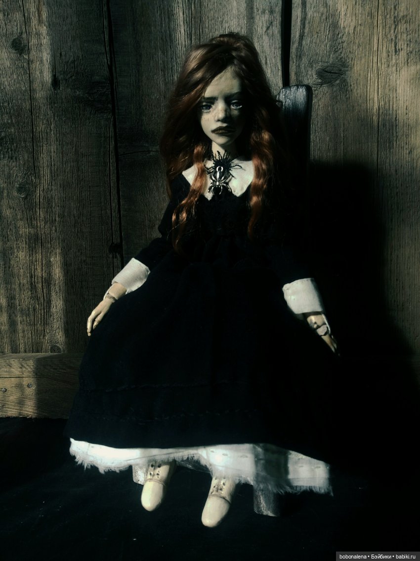 Рыжая и осень...3 — Авторские шарнирные куклы своими руками: лепка