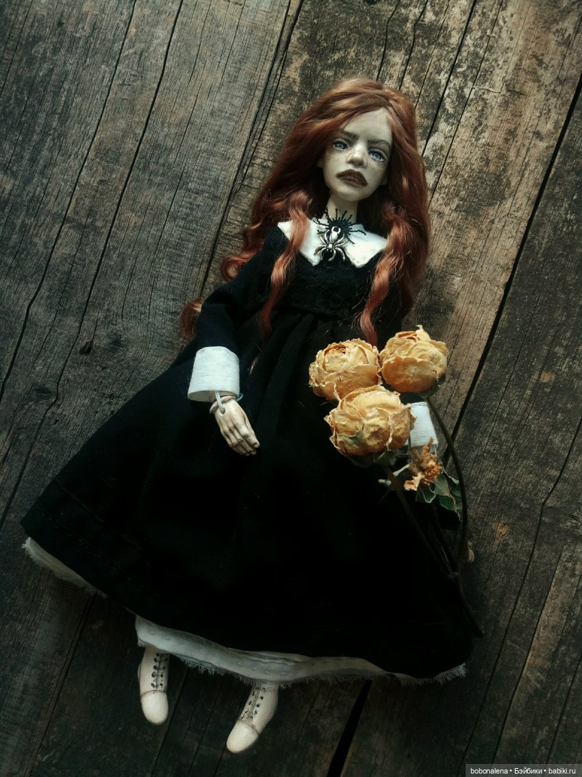 Рыжая и осень...3 — Авторские шарнирные куклы своими руками: лепка (фото 2)