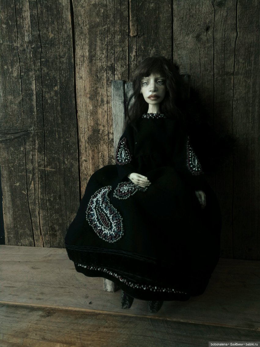 Сказка о чёрной бабе — Авторские шарнирные куклы своими руками: лепка (фото 4)