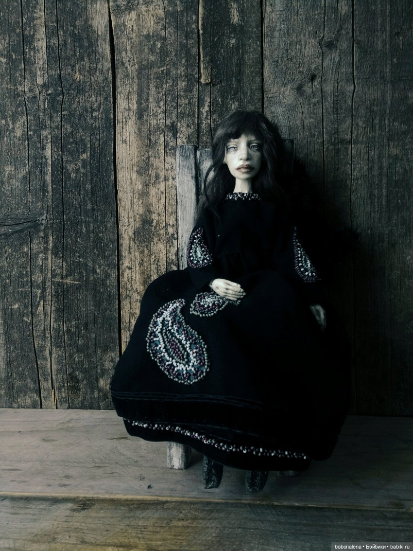 Сказка о чёрной бабе — Авторские шарнирные куклы своими руками: лепка (фото 3)