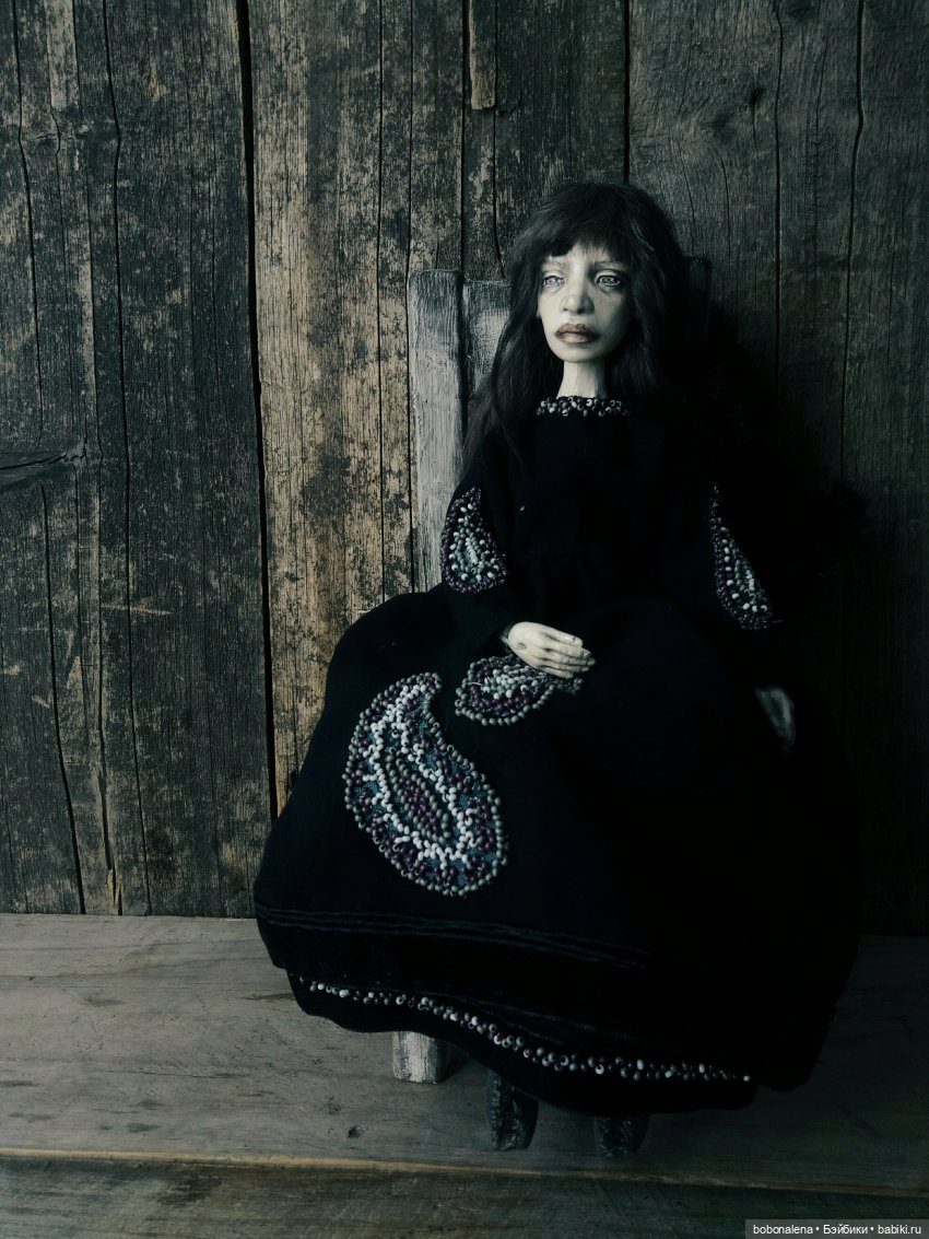 Сказка о чёрной бабе — Авторские шарнирные куклы своими руками: лепка