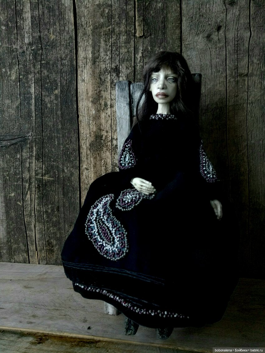 Сказка о чёрной бабе — Авторские шарнирные куклы своими руками: лепка (фото 7)