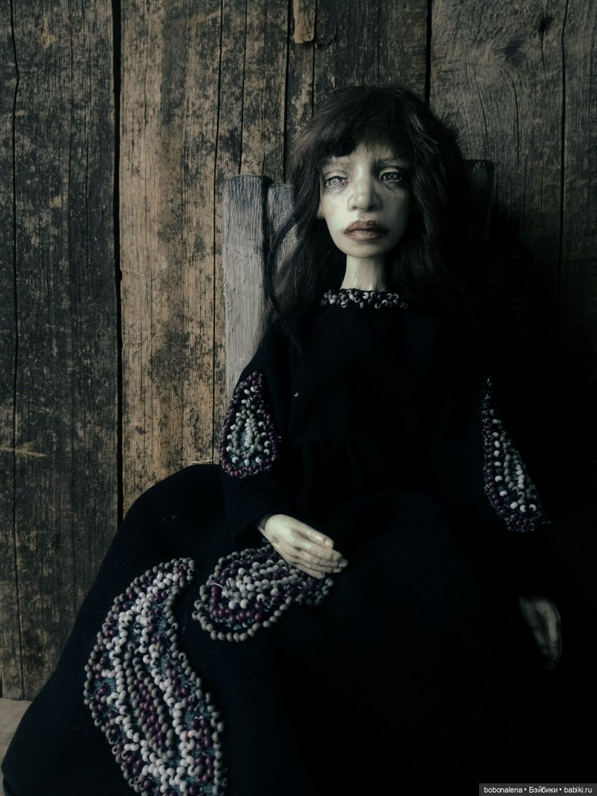 Сказка о чёрной бабе — Авторские шарнирные куклы своими руками: лепка (фото 5)