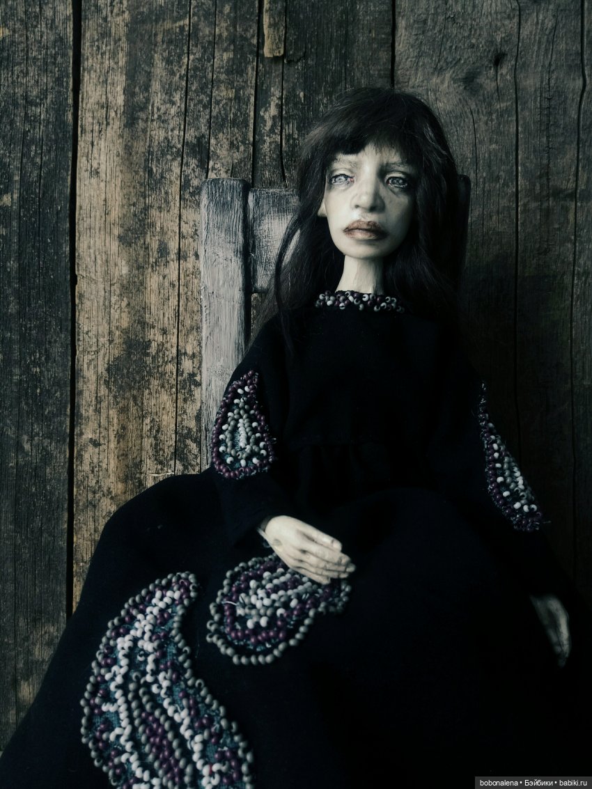 Сказка о чёрной бабе — Авторские шарнирные куклы своими руками: лепка (фото 6)