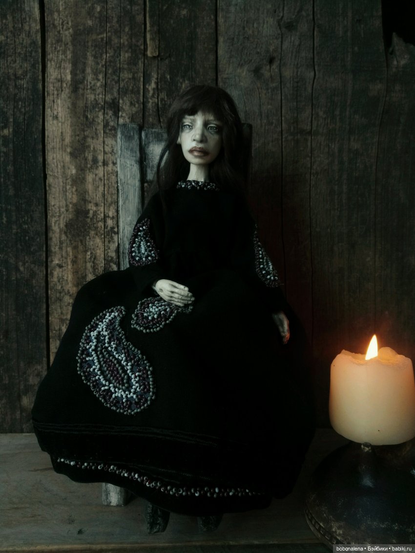 Сказка о чёрной бабе — Авторские шарнирные куклы своими руками: лепка (фото 9)