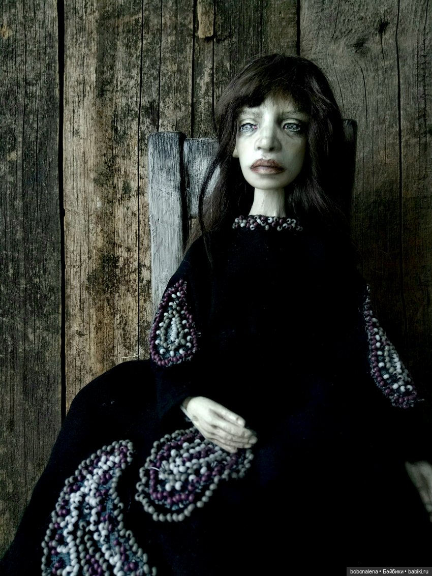 Сказка о чёрной бабе — Авторские шарнирные куклы своими руками: лепка (фото 8)