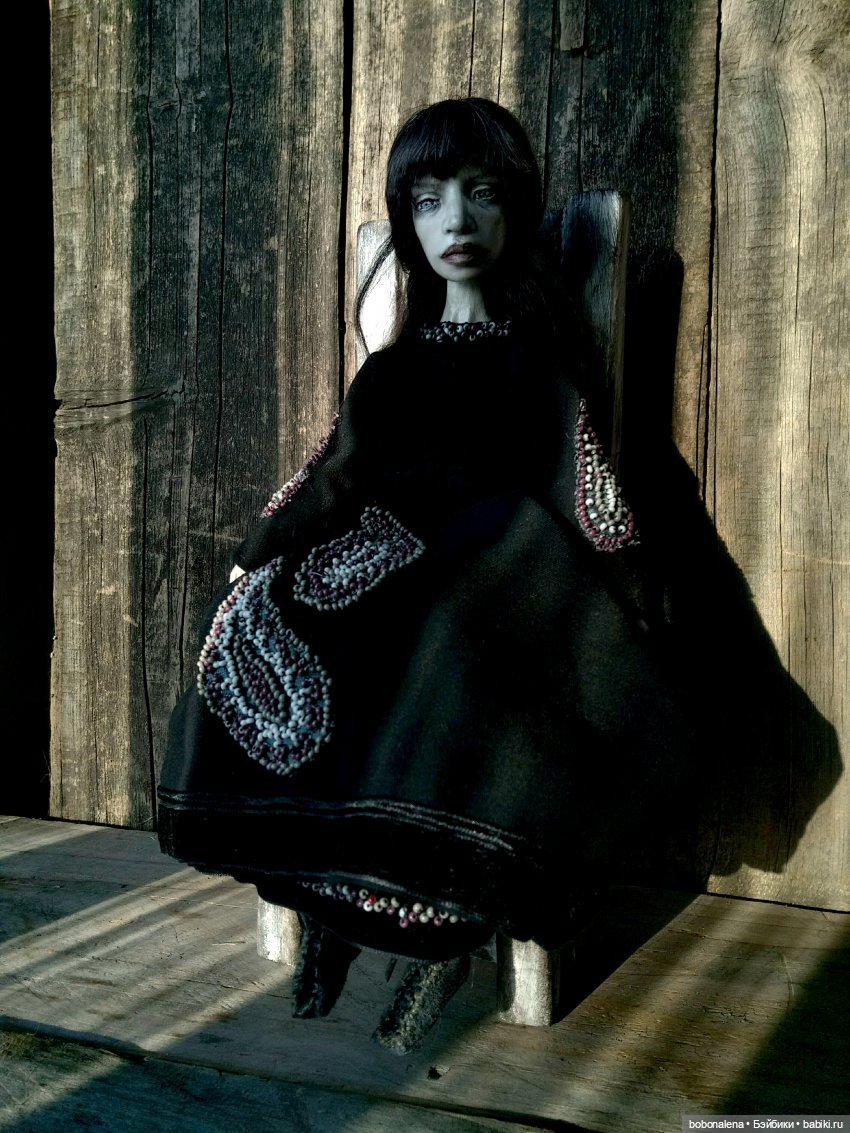 Сказка о чёрной бабе — Авторские шарнирные куклы своими руками: лепка