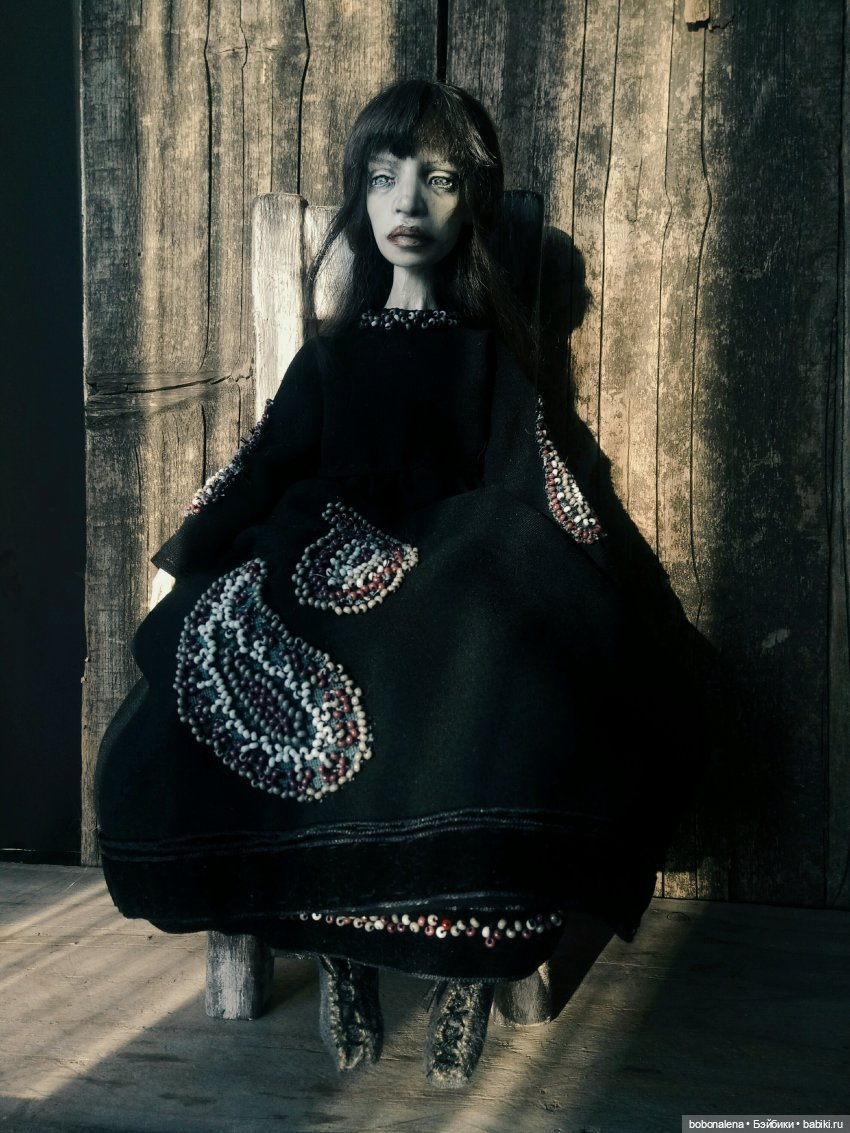 Сказка о чёрной бабе — Авторские шарнирные куклы своими руками: лепка