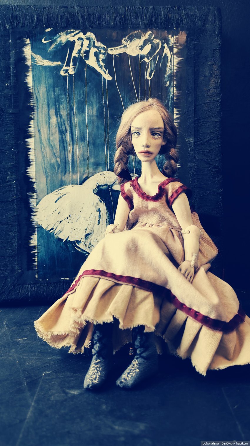 Март. Ева. Сказка — Авторские куклы ручной работы: текстильные