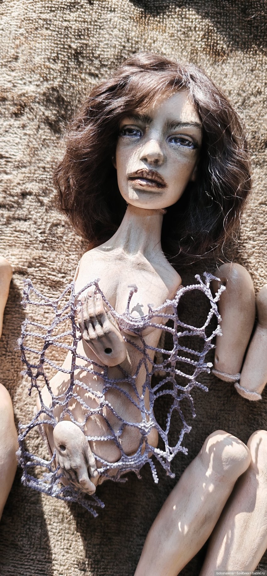 Апрель. Кукла. Начало — Авторские куклы ручной работы: текстильные (фото 6)