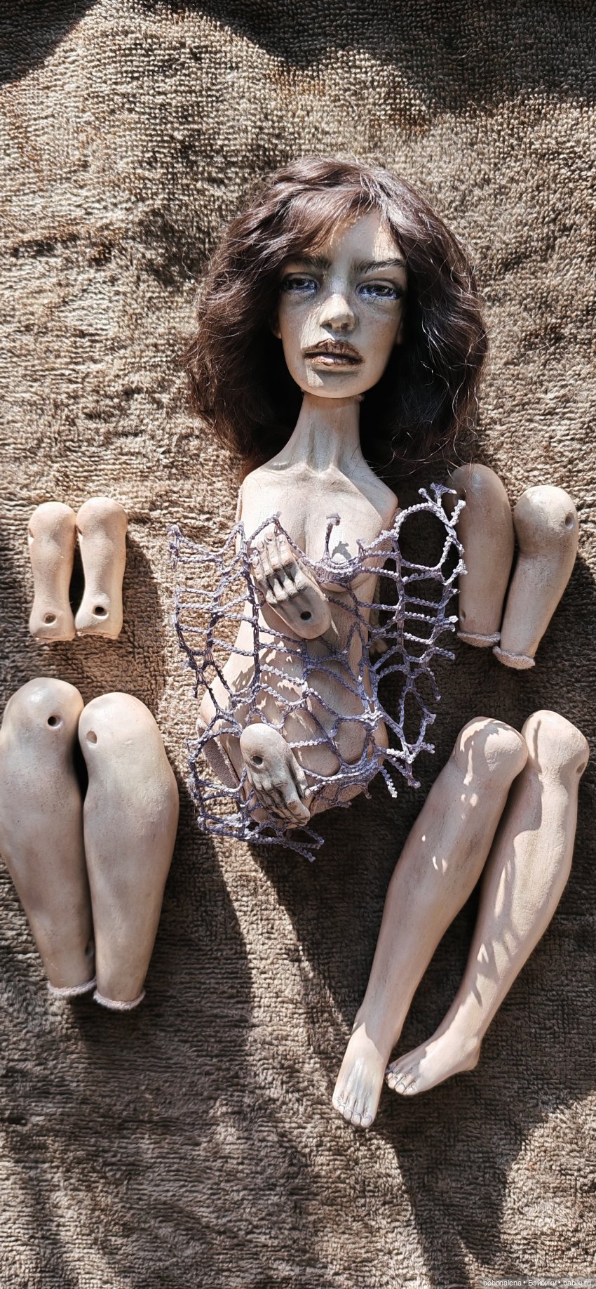 Апрель. Кукла. Начало — Авторские куклы ручной работы: текстильные (фото 7)