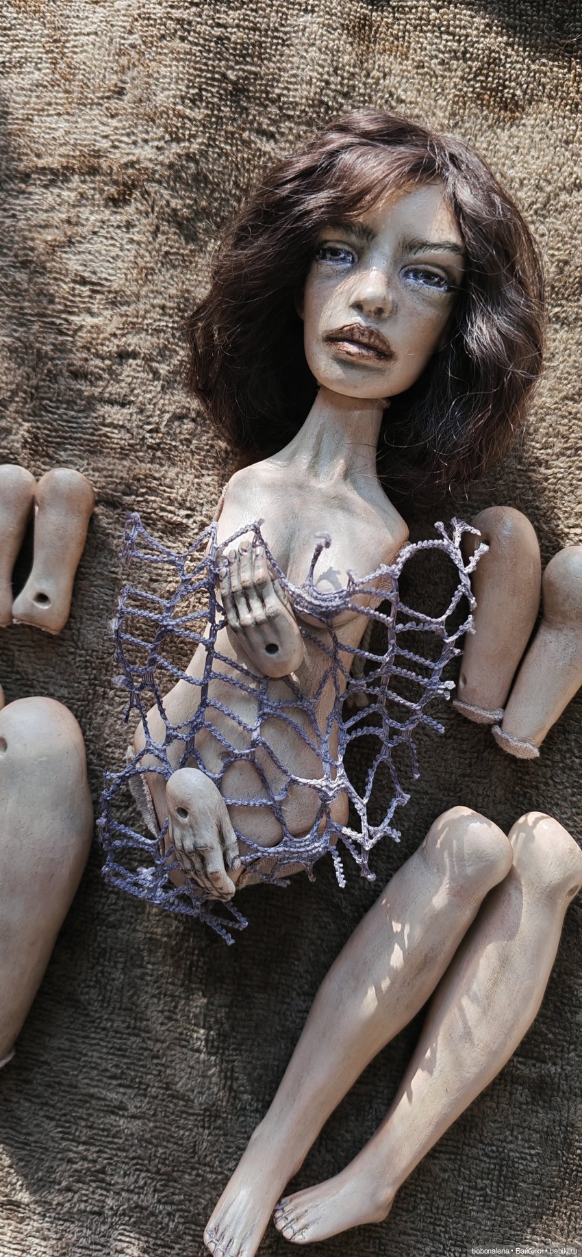 Апрель. Кукла. Начало — Авторские куклы ручной работы: текстильные (фото 4)